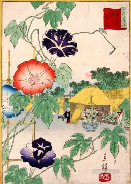  Hiroshige Lienzo - gloria de la mañana Utagawa Hiroshige Ukiyoe